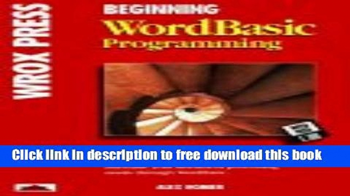 [Download] Beginning Wordbasic Programmi Ng Paperback {Free|