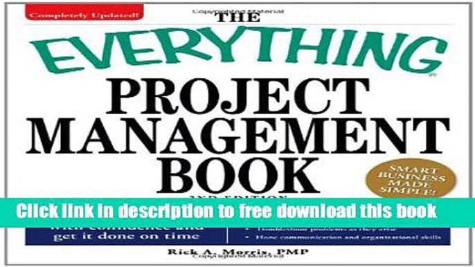 [Download] The Everything Project Management Book: Tackle any project with confidence and get it