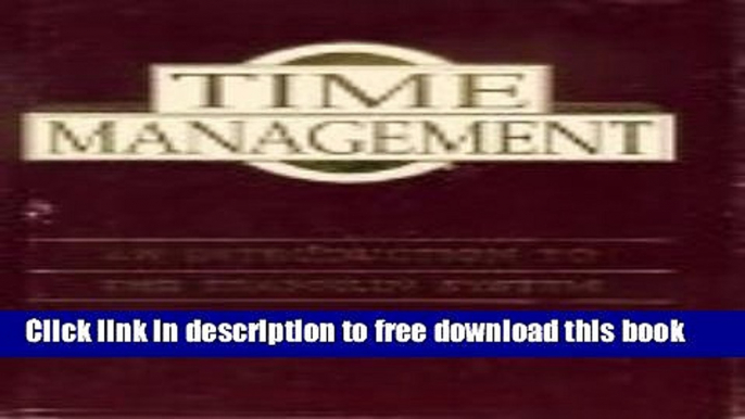 [Download] Time Management: Introduction to Franklin Systems Kindle {Free|