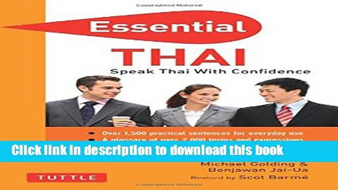 [Download] Essential Thai: Speak Thai With Confidence! (Thai Phrasebook   Dictionary) Hardcover