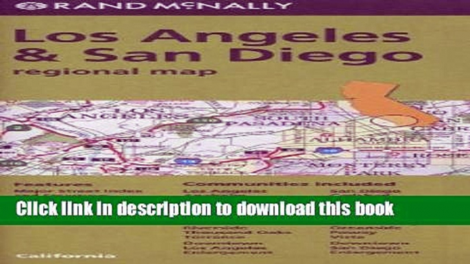 [Download] Rand McNally Los Angeles   San Diego, California Regional Map Book Online