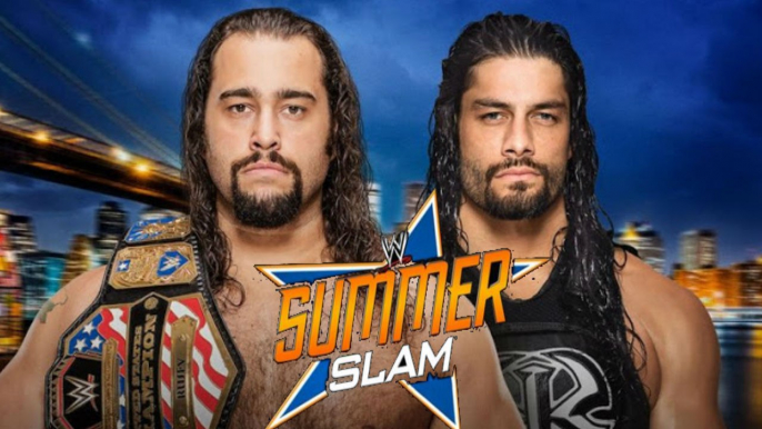 WWE Rusev vs Roman Reigns United States Championship WWE SummerSlam 2016 Predicción WWE 2K16