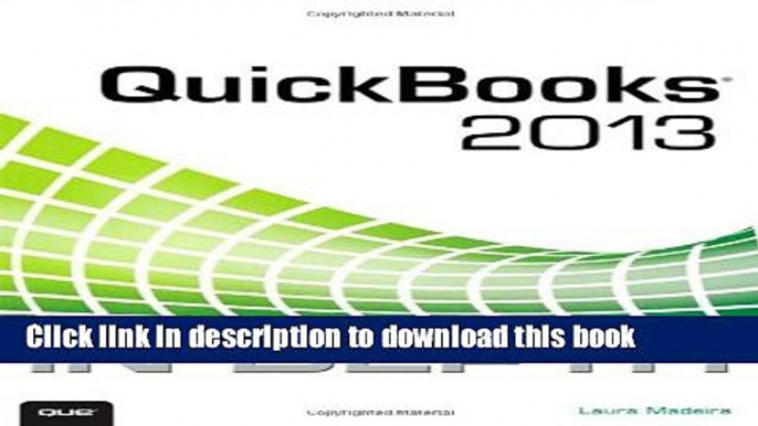 Download QuickBooks 2013 In Depth Book Online