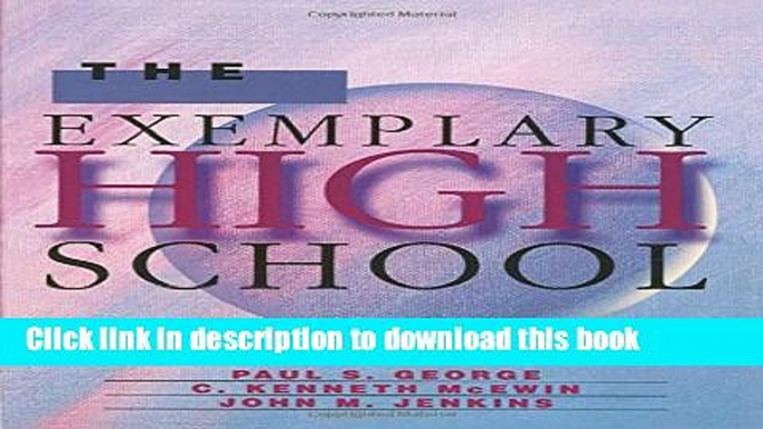 [Popular] The Exemplary High School Paperback Free