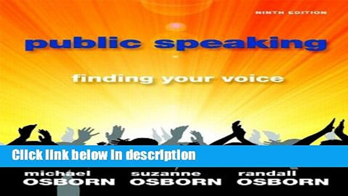 Books Public Speaking: Finding Your Voice Plus NEW MyCommunicationLab with eText -- Access Card