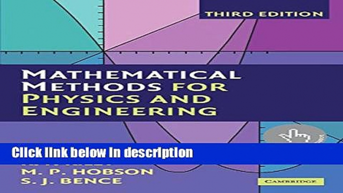 [PDF] Mathematical Methods for Physics and Engineering: A Comprehensive Guide Book Online