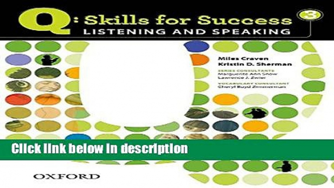 Ebook Q: Skills for Success 3 Listening   Speaking Student Book with Student Access Code Card Full