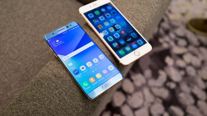 Samsung Galaxy Note 7 vs Apple iPhone 6s Plus first look- Smartphone comparison