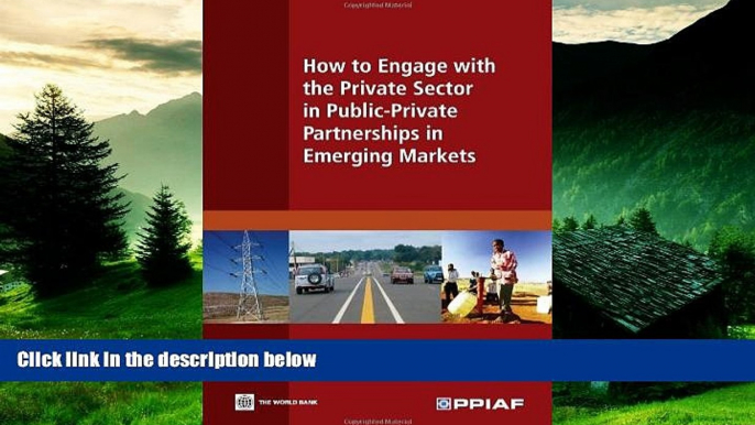 READ FREE FULL  How to Engage with the Private Sector in Public-Private Partnerships in Emerging