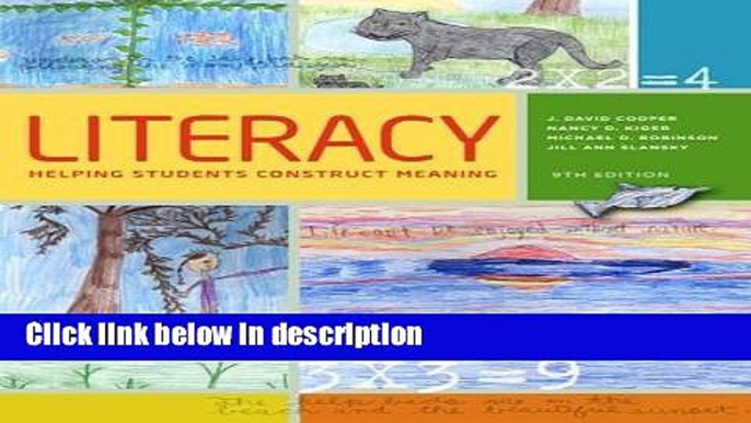 [PDF] Literacy: Helping Students Construct Meaning Ebook Online