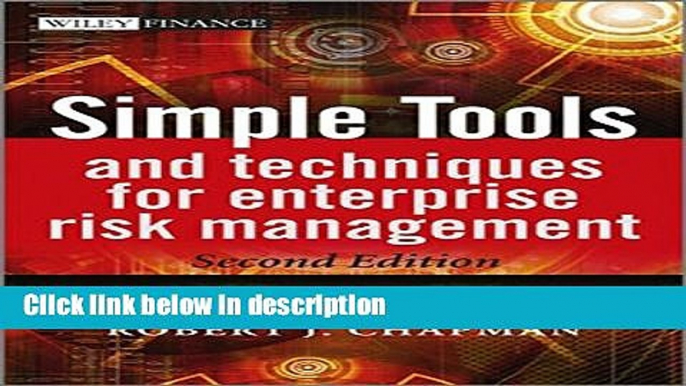 [PDF] Simple Tools and Techniques for Enterprise Risk Management [Full Ebook]