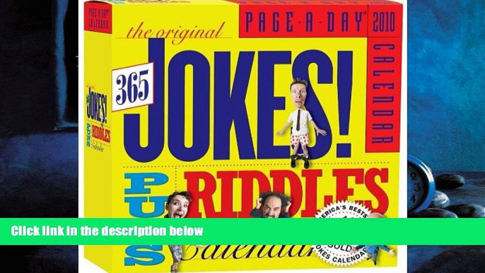 Popular Book The Original 365 Jokes, Puns   Riddles Page-A-Day Calendar 2010