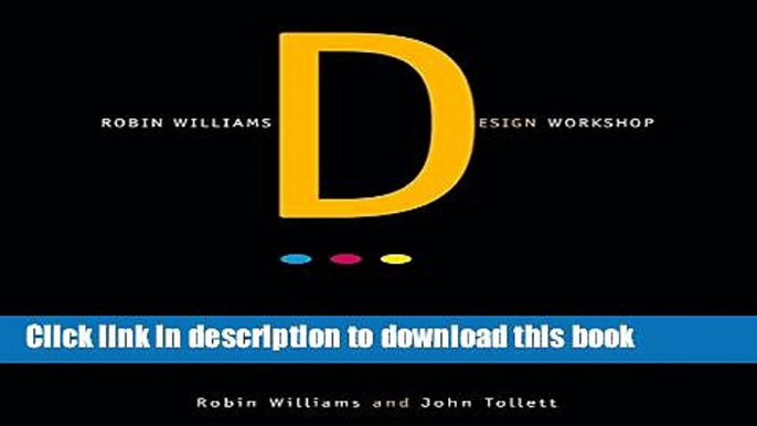 [Popular] Robin Williams Design Workshop Kindle Free