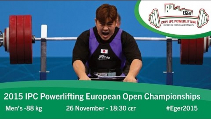 Men's -88 kg | 2015 IPC Powerlifting European Open Championships, Eger