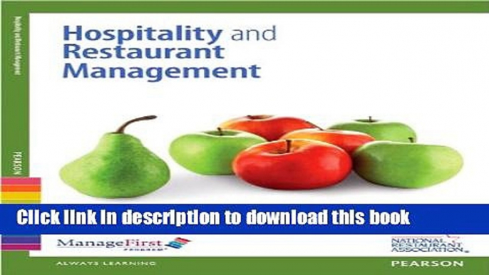 [Popular] ManageFirst: Hospitality and Restaurant Management with Answer Sheet (2nd Edition)