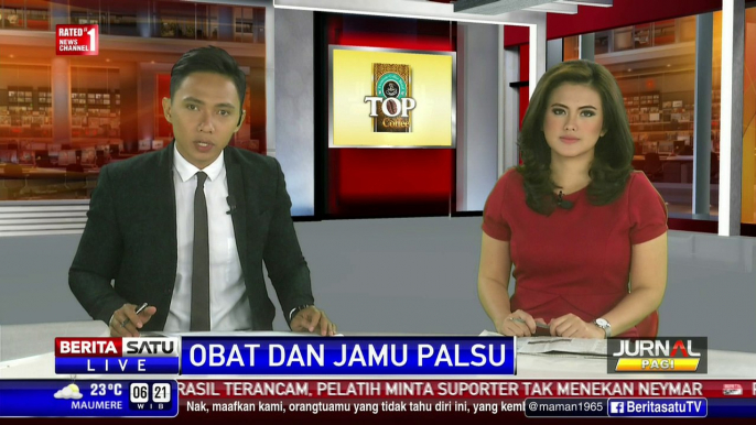 BPOM Gerebek Pabrik Jamu Palsu di Pasar Kemis