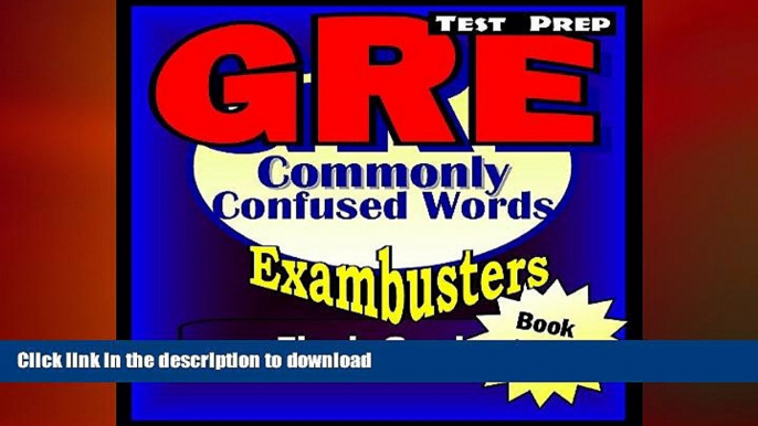 READ BOOK  GRE Test Prep Commonly Confused Words Review--Exambusters Flash Cards--Workbook 4 of