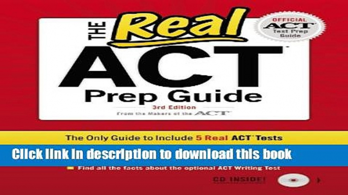 [Popular] Books The Real ACT (CD) 3rd Edition (Official Act Prep Guide) Free Online