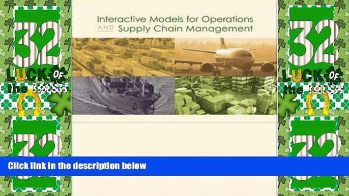 Must Have  Interactive Models for Operations and Supply Chain Management (with CD)  READ Ebook