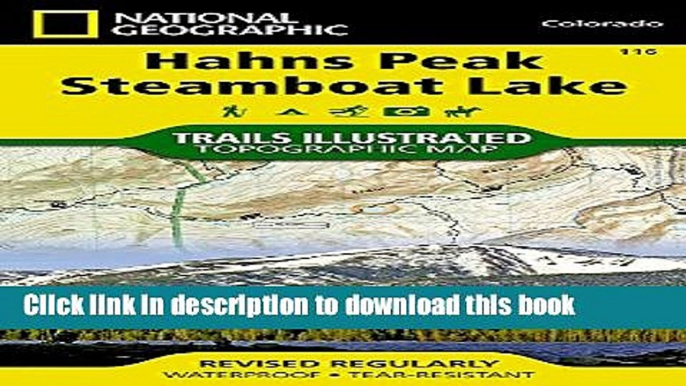 [Popular Books] Hahns Peak/Steamboat Lake, Colorado, USA Outdoor Recreation Map Free Online