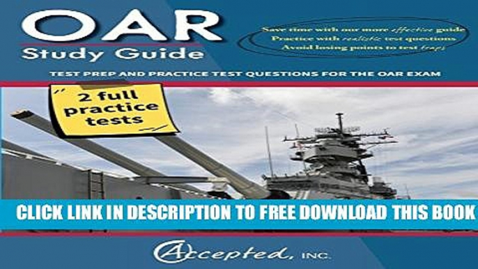 [Download] OAR Study Guide: OAR Test Prep and Practice Test Questions for the Officer Aptitude