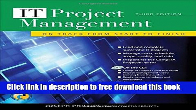 [Download] IT Project Management: On Track from Start to Finish, Third Edition Hardcover Collection