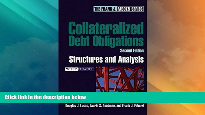 Must Have  Collateralized Debt Obligations: Structures and Analysis, 2nd Edition (Wiley Finance)