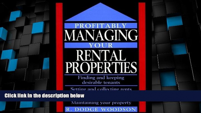 Big Deals  Profitably Managing Your Rental Properties  Best Seller Books Most Wanted