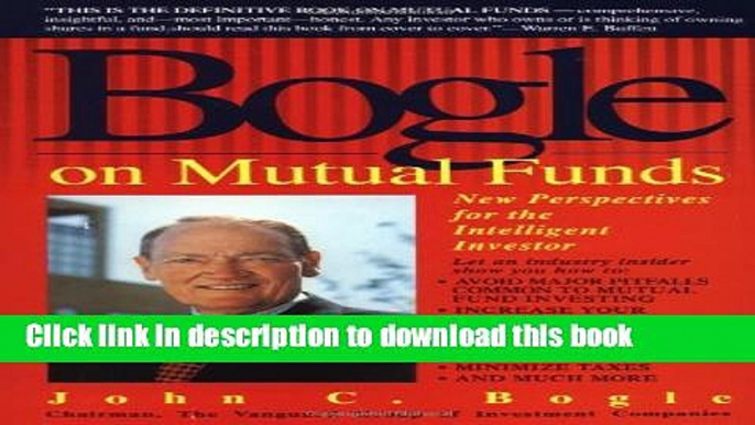 [Popular] Bogle on Mutual Funds: New Perspectives for the Intelligent Investor Hardcover Online