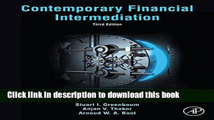 [Popular] Contemporary Financial Intermediation Kindle Free