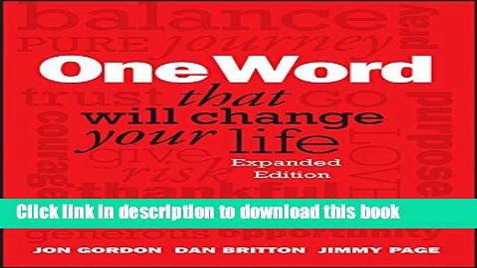 [Popular] One Word That Will Change Your Life, Expanded Edition Paperback Free