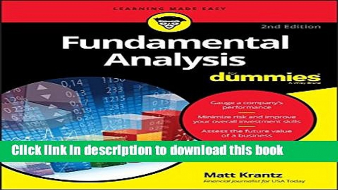 [Popular] Fundamental Analysis For Dummies Kindle Online