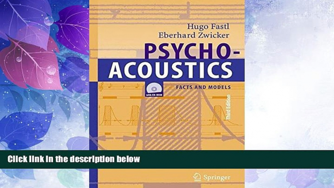 READ FREE FULL  Psychoacoustics: Facts and Models (Springer Series in Information Sciences)  READ