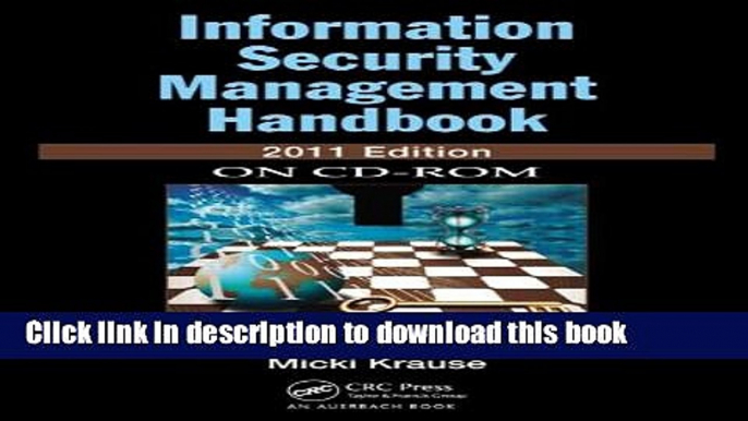 Ebook Information Security Management Handbook, 2011 CD-ROM Edition Full Online