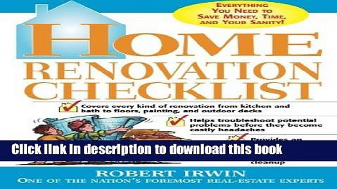 [Popular] Home Renovation Checklist: Everything You Need to Know to Save Money, Time, and Your