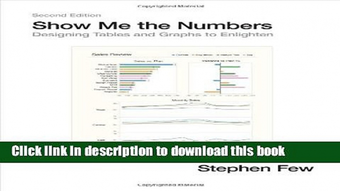 [Popular] Show Me the Numbers: Designing Tables and Graphs to Enlighten Kindle Free