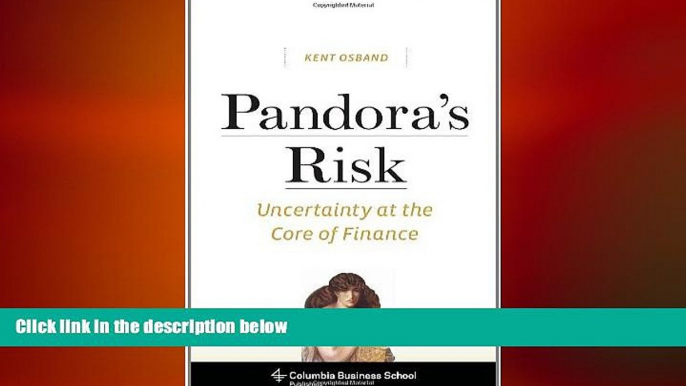 READ book  Pandora s Risk: Uncertainty at the Core of Finance (Columbia Business School