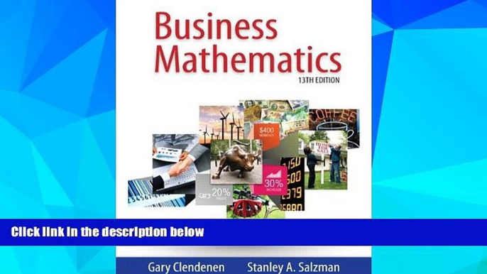 READ FREE FULL  Business Mathematics plus MyMathLab with Pearson eText -- Access Card Package