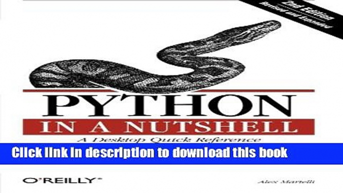 [Download] Python in a Nutshell, Second Edition (In a Nutshell) Kindle Collection