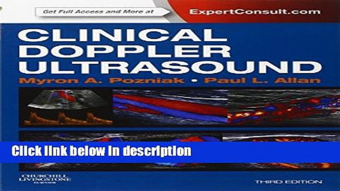 [PDF] Clinical Doppler Ultrasound: Expert Consult: Online and Print, 3e Full Online