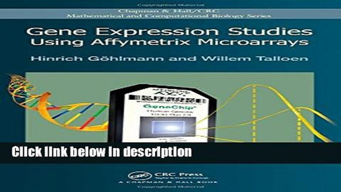 Ebook Gene Expression Studies Using Affymetrix Microarrays (Chapman   Hall/CRC Mathematical and