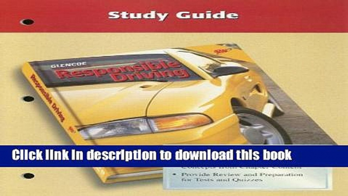 [Popular Books] Responsible Driving, Study Guide Student Edition Free Online