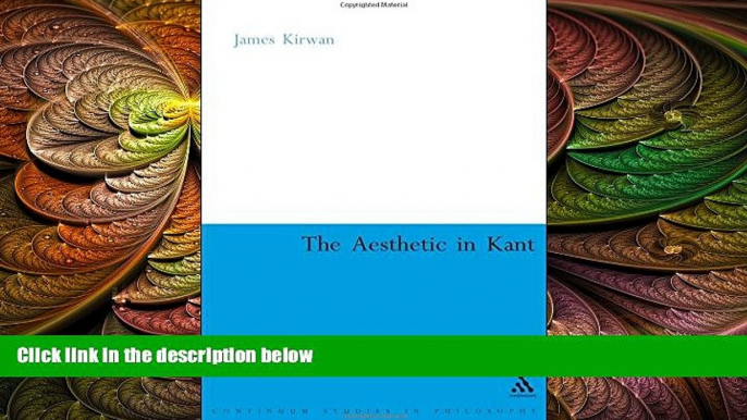 different   The Aesthetic in Kant (Bloomsbury Studies in Philosophy)