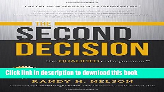 [Popular] The Second Decision:: the QUALIFIED entrepreneur TM Kindle Collection