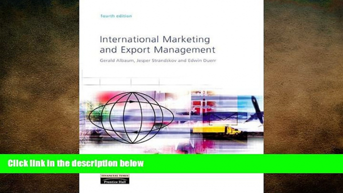 READ book  International Marketing and Export Management (4th Edition)  FREE BOOOK ONLINE