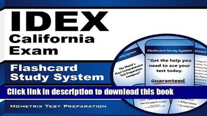 [Popular Books] IDEX California Exam Flashcard Study System: IDEX Test Practice Questions   Review