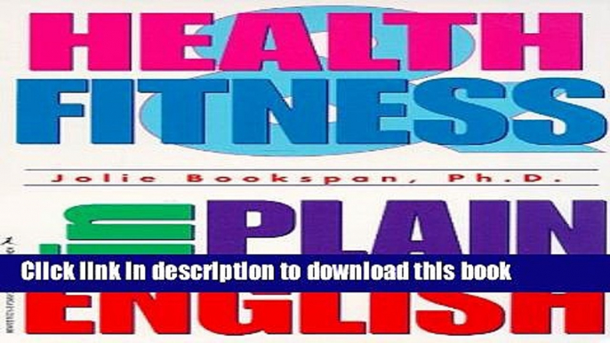 [Popular] Health And Fitness In Plain English Paperback OnlineCollection