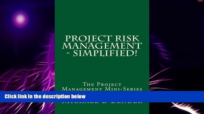 Big Deals  Project Risk Management - Simplified! (The Project Management Mini-Series)  Best Seller