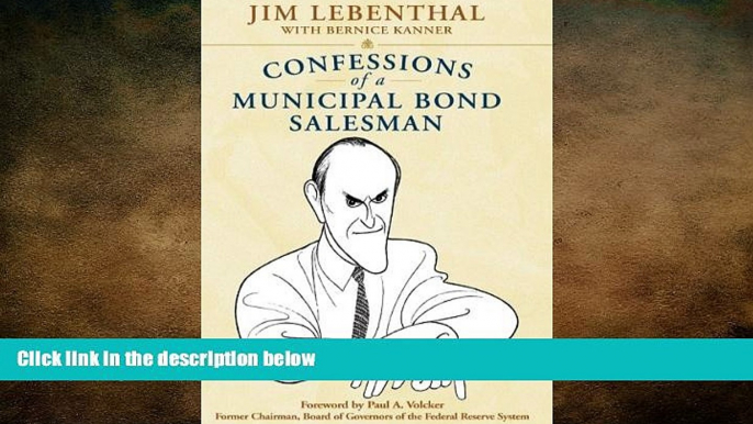 READ book  Confessions of a Municipal Bond Salesman  FREE BOOOK ONLINE