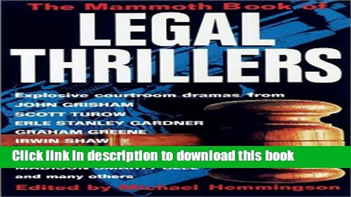 [Popular] The Mammoth Book of Legal Thrillers Hardcover Free